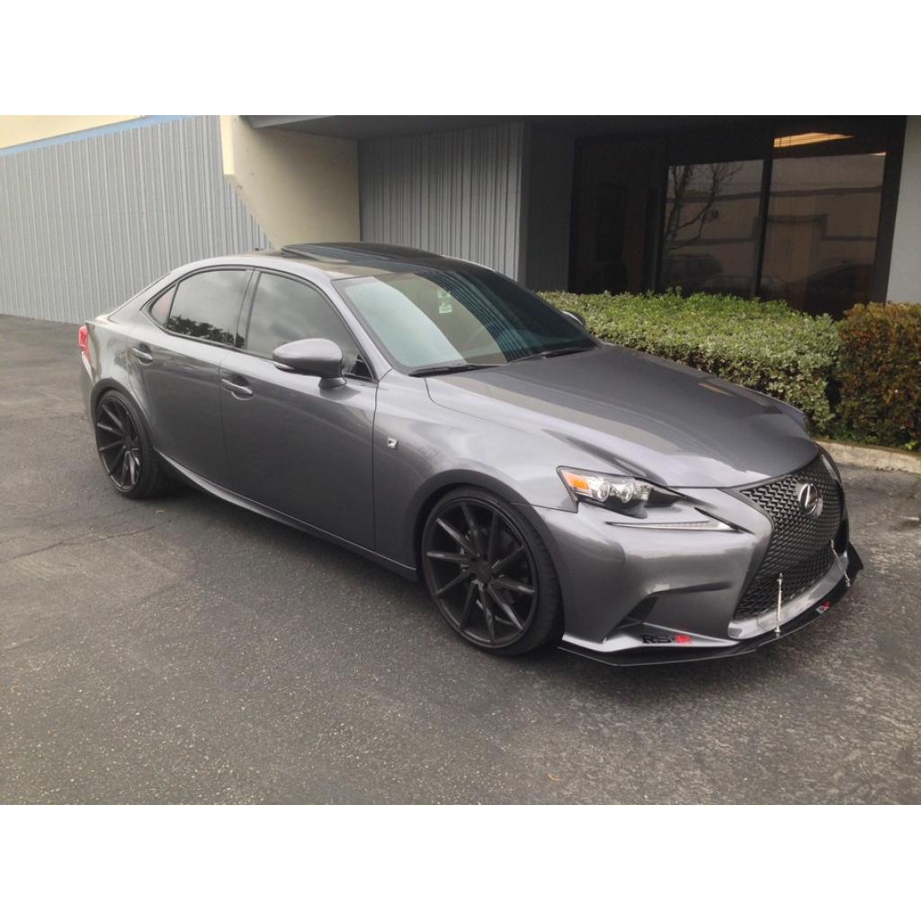 Lexus IS - 250 / IS - 300 F Sport Bumper Carbon Fiber Front Wind Splitter 2014 - 2015 - Speedlogix