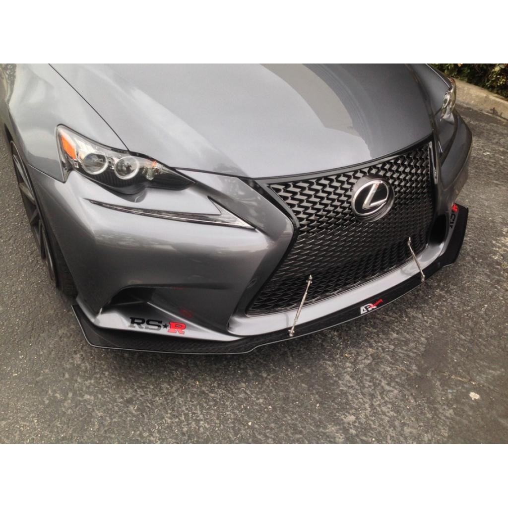 Lexus IS - 250 / IS - 300 F Sport Bumper Carbon Fiber Front Wind Splitter 2014 - 2015 - Speedlogix