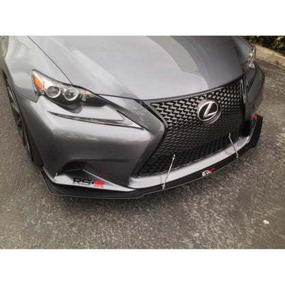 Lexus IS - 250 / IS - 300 F Sport Bumper Carbon Fiber Front Wind Splitter 2014 - 2015 - Speedlogix