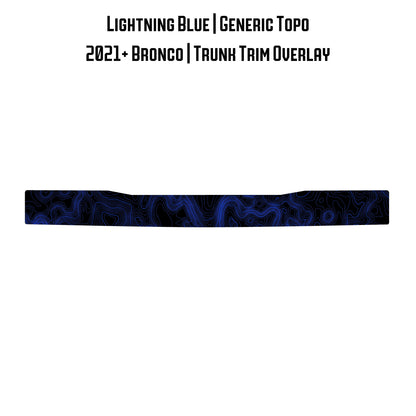 Topo Trunk Trim Overlay / Protector - 2021+ Bronco