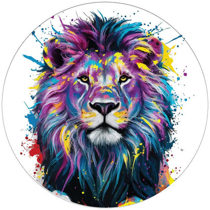 Lion Paint - Splattered Color Pop Bronco Spare Tire Cover - Speedlogix