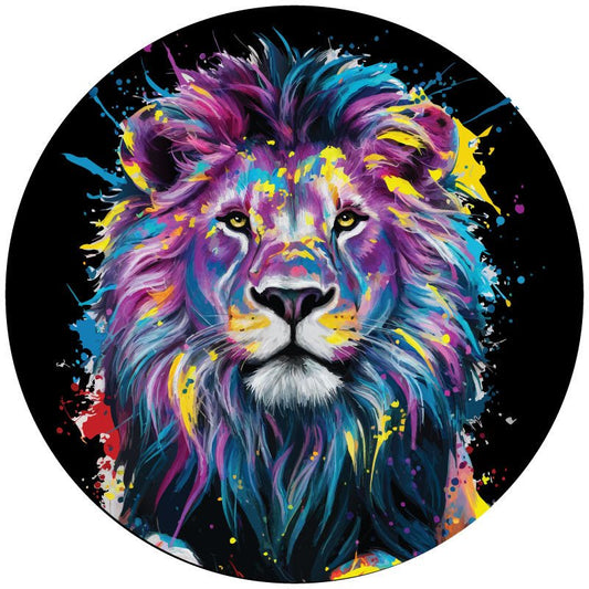 Lion Paint - Splattered Color Pop Bronco Spare Tire Cover - Speedlogix