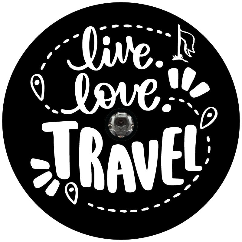 Live. Love. Travel. Bronco Spare Tire Cover - Speedlogix