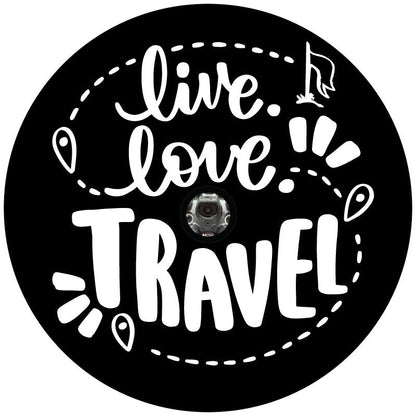 Live. Love. Travel. Bronco Spare Tire Cover - Speedlogix