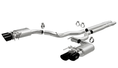 MagnaFlow Competition Cat - Back Cat - Back Exhaust, Quad Tips 2024 Mustang 5.0L - Speedlogix