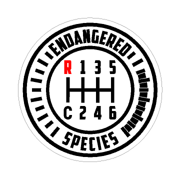 Manual Transmission Endangered Species Sticker - 2021+ Bronco MT - Speedlogix