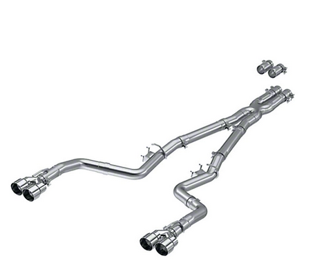MBRP 3" Armor Lite Race Cat - Back Exhaust, Stainless Tips 2015 - 2023 Challenger 5.7L/6.2L/392/6.4L - Speedlogix