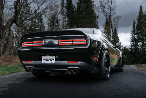 MBRP 3" Armor Lite Race Cat - Back Exhaust, Stainless Tips 2015 - 2023 Challenger 5.7L/6.2L/392/6.4L - Speedlogix