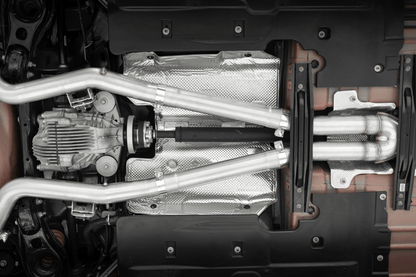 MBRP 3" Armor Lite Race Cat - Back Exhaust, Stainless Tips 2015 - 2023 Charger 5.7L/6.2L/392/6.4L - Speedlogix