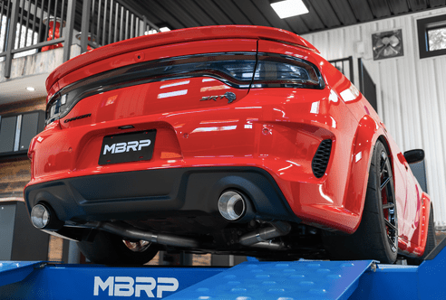 MBRP 3" Armor Lite Race Cat - Back Exhaust, Stainless Tips 2015 - 2023 Charger 5.7L/6.2L/392/6.4L - Speedlogix