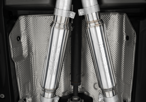 MBRP 3" Armor Lite Street Cat - Back Exhaust, Stainless Tips 2015 - 2016 Challenger 5.7L - Speedlogix