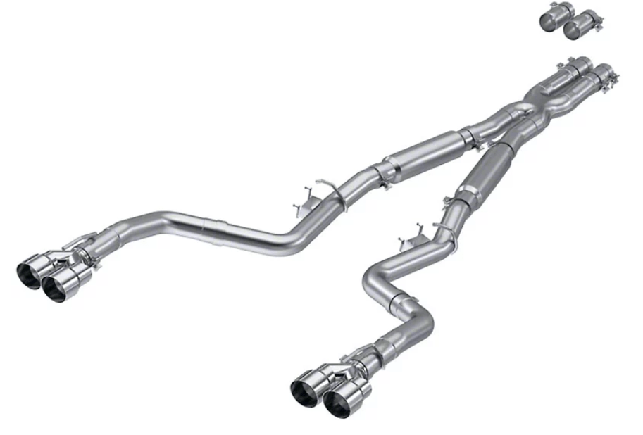 MBRP 3" Armor Lite Street Cat - Back Exhaust, Stainless Tips 2015 - 2023 Challenger 5.7L,6.2L,392,6.4L - Speedlogix