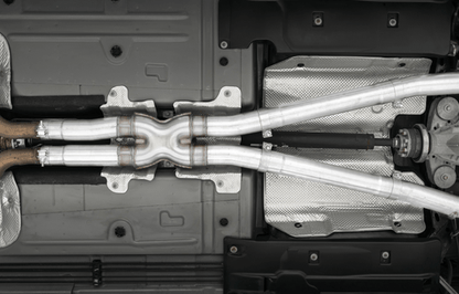 MBRP 3" Armor Pro Race Cat - Back Exhaust, Carbon Tips 2015 - 2016 Challenger 5.7L - Speedlogix