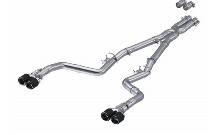MBRP 3" Armor Pro Race Cat - Back Exhaust, Carbon Tips 2015 - 2023 Challenger 5.7L/6.2L/392/6.4L - Speedlogix