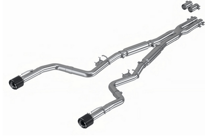 MBRP 3" Armor Pro Race Cat - Back Exhaust, Carbon Tips 2015 - 2023 Charger 5.7L/6.2L/392/6.4L - Speedlogix