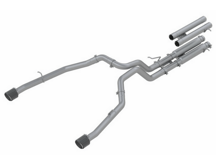 MBRP 3" Armor Pro Race Cat - Back Exhaust, Carbon Tips 2021 - 2023 Ram TRX 6.2L - Speedlogix