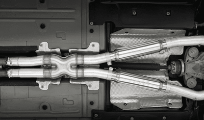 MBRP 3" Armor Pro Street Cat - Back Exhaust, Carbon Tips 2015 - 2016 Challenger 5.7L - Speedlogix