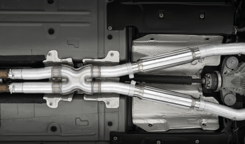 MBRP 3" Armor Pro Street Cat - Back Exhaust, Carbon Tips 2015 - 2023 Challenger 5.7L/6.2L/392/6.4L - Speedlogix