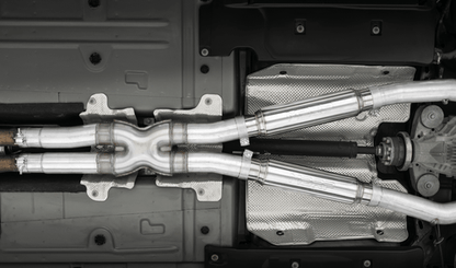 MBRP 3" Armor Pro Street Cat - Back Exhaust, Carbon Tips 2015 - 2023 Challenger 5.7L/6.2L/392/6.4L - Speedlogix