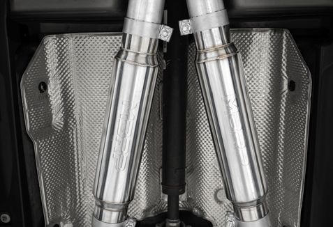 MBRP 3" Armor Pro Street Cat - Back Exhaust, Carbon Tips 2015 - 2023 Challenger 5.7L/6.2L/392/6.4L - Speedlogix