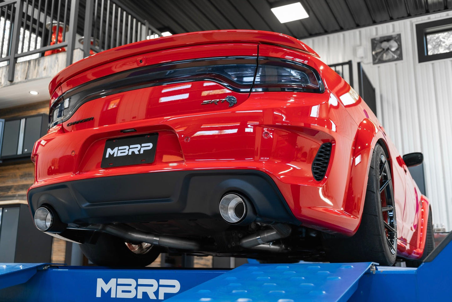 MBRP 3" Armor Pro Street Cat - Back Exhaust, Carbon Tips 2015 - 2023 Charger 5.7L/6.2L/392/6.4L - Speedlogix
