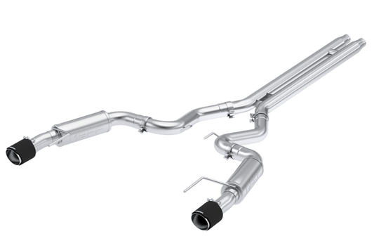 MBRP Armor Pro Race Cat - Back Exhaust, Carbon Tips 2024 Mustang 5.0L - Speedlogix