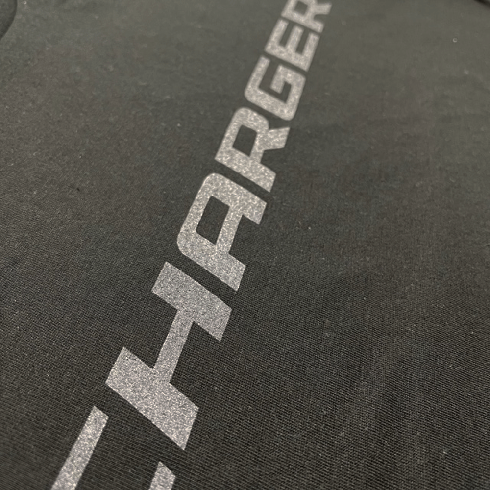 Mens Blackout Dodge Charger T-shirt - Speedlogix