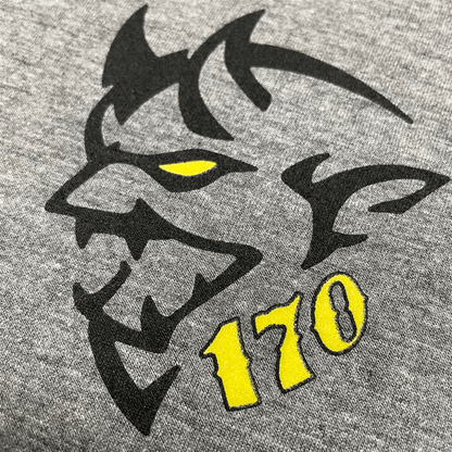 Mens - Dodge Demon 170 Illustrated T-shirt - Triblend Grey - Speedlogix