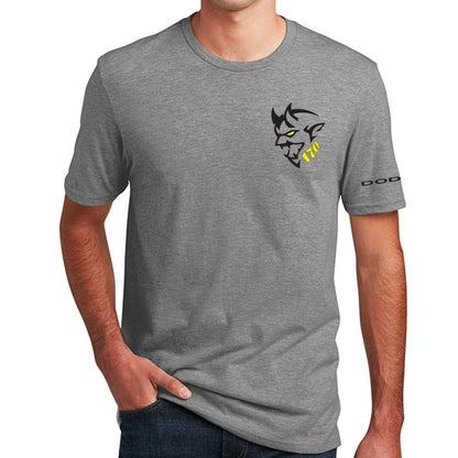 Mens - Dodge Demon 170 Illustrated T-shirt - Triblend Grey - Speedlogix