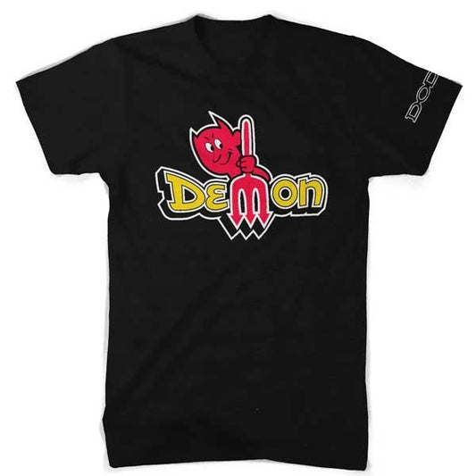 Mens Dodge Demon Vintage T-shirt (Black) - Speedlogix