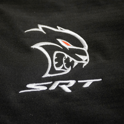 Mens Dodge® Hellcat Redeye Hooded Softshell Jacket - Black - Speedlogix