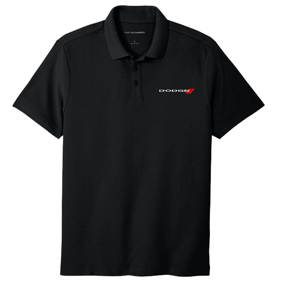 Mens Dodge Polo Shirt - Black - Speedlogix