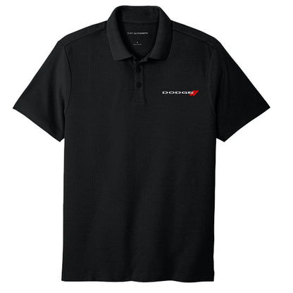 Mens Dodge Polo Shirt - Black - Speedlogix