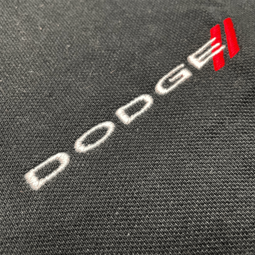 Mens Dodge Polo Shirt - Black - Speedlogix