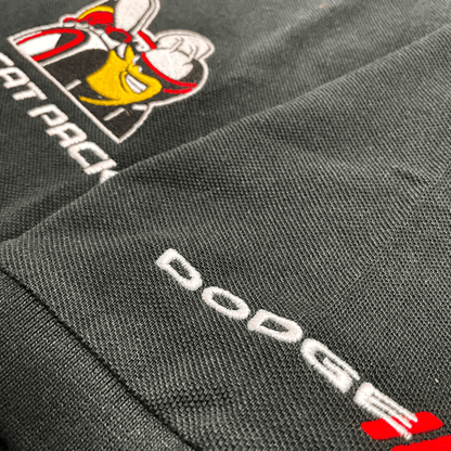 Mens Dodge Scat Pack Polo Shirt - Black - Speedlogix