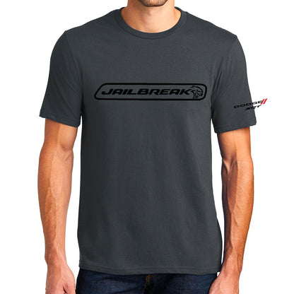 Mens Dodge SRT Hellcat JAILBREAK T-shirt - Charcoal - FINAL SALE - Speedlogix
