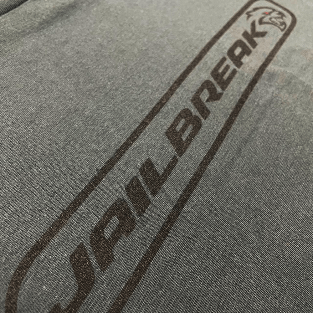 Mens Dodge SRT Hellcat JAILBREAK T-shirt - Charcoal - FINAL SALE - Speedlogix