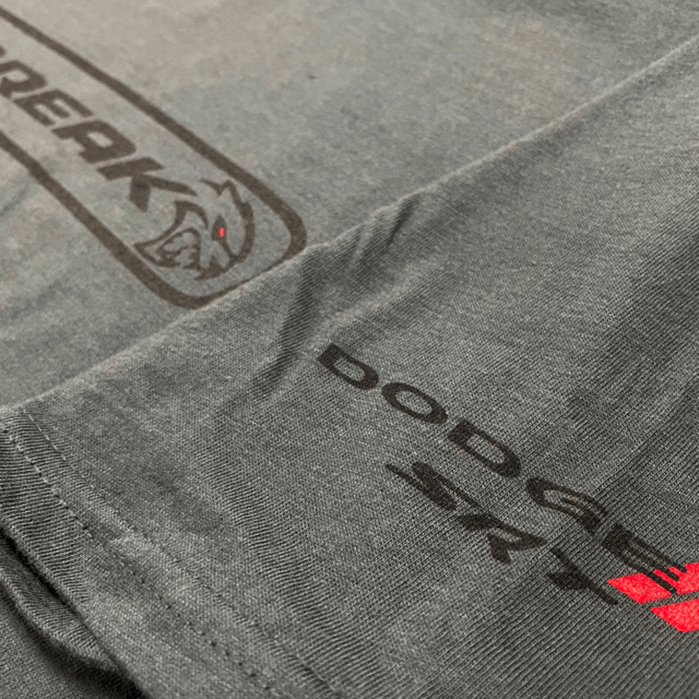 Mens Dodge SRT Hellcat JAILBREAK T-shirt - Charcoal - FINAL SALE - Speedlogix