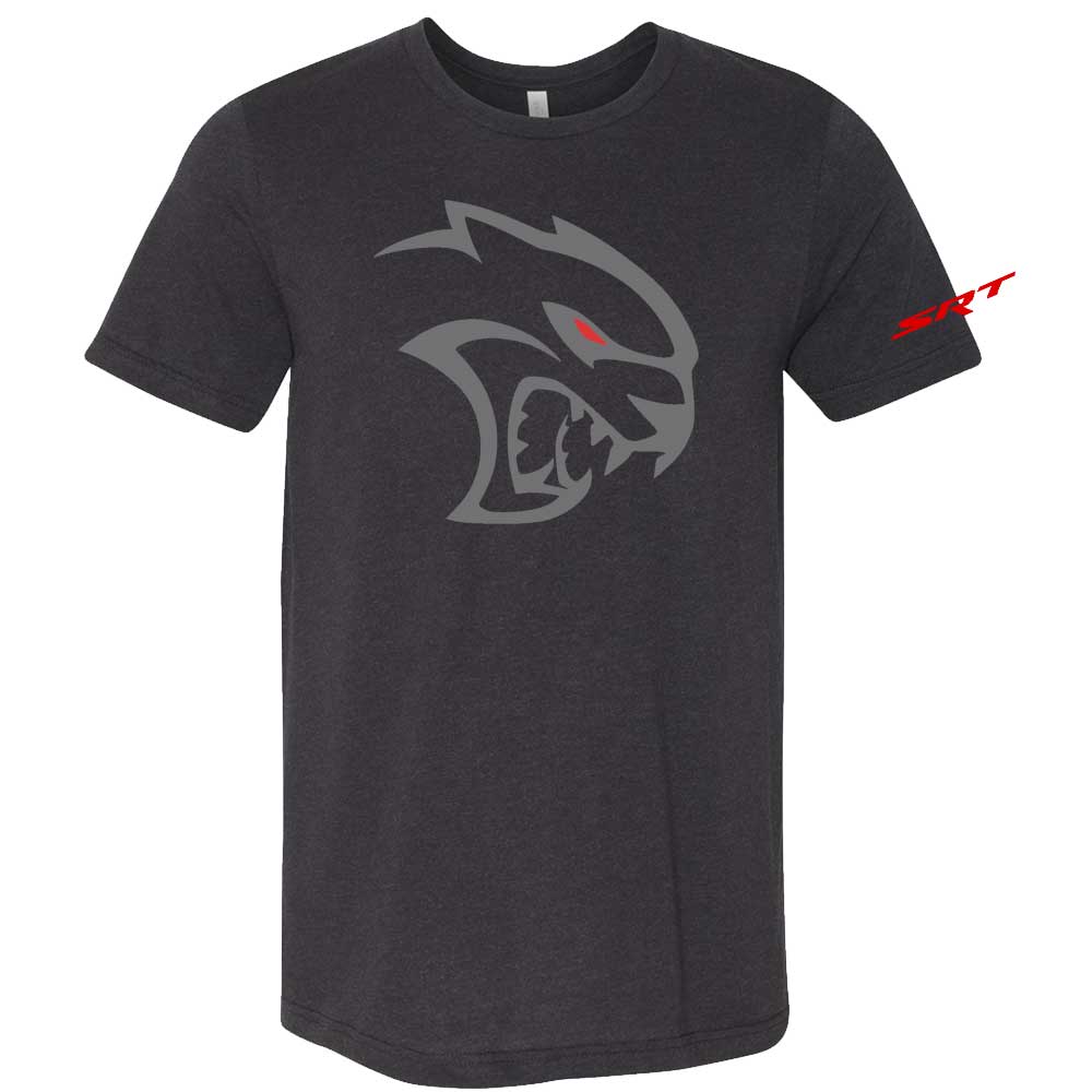 Mens Dodge SRT Hellcat REDEYE T-shirt - Heather Black Triblend - Speedlogix