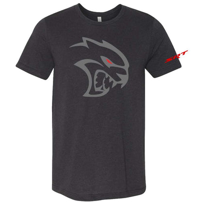 Mens Dodge SRT Hellcat REDEYE T-shirt - Heather Black Triblend - Speedlogix
