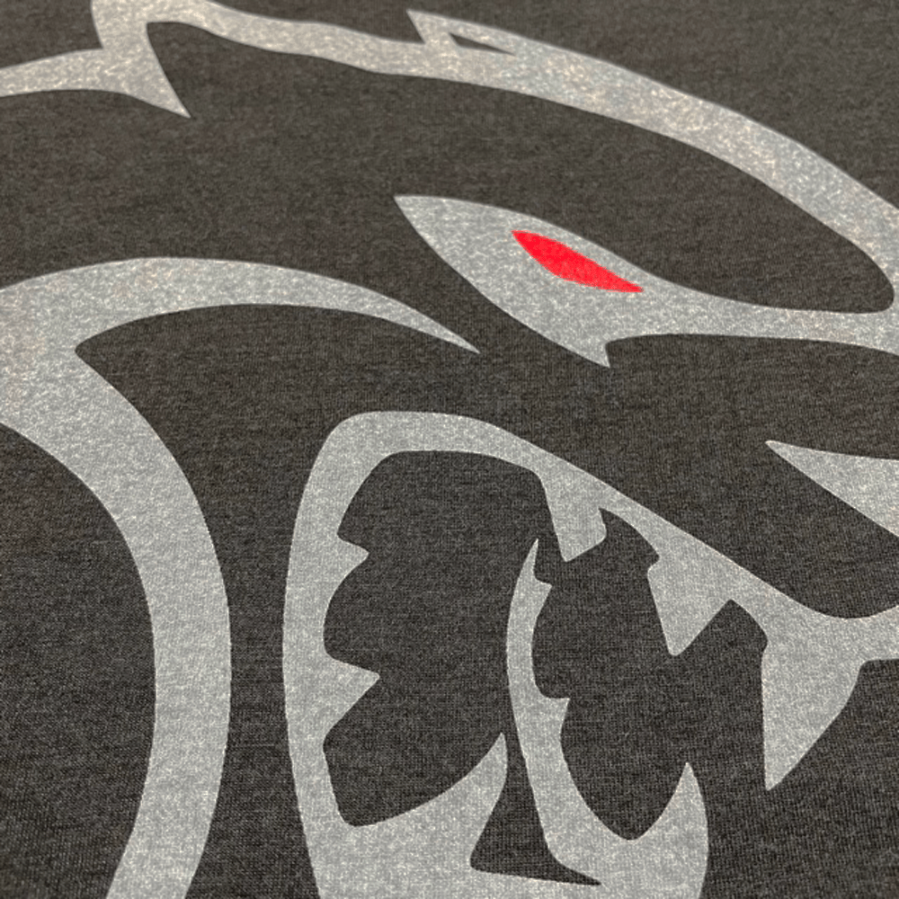 Mens Dodge SRT Hellcat REDEYE T-shirt - Heather Black Triblend - Speedlogix