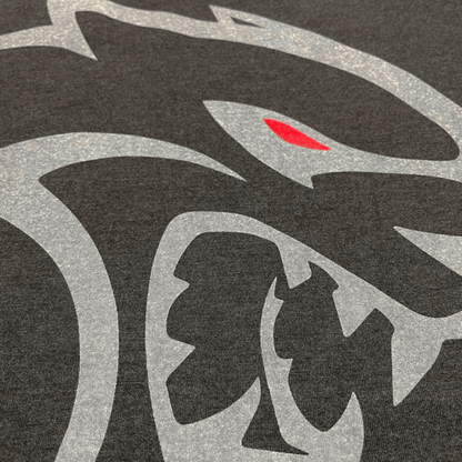 Mens Dodge SRT Hellcat REDEYE T-shirt - Heather Black Triblend - Speedlogix