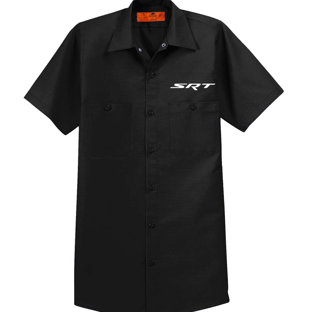 Mens Dodge SRT Mechanic Shirt - Black - Speedlogix