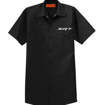 Mens Dodge SRT Mechanic Shirt - Black - Speedlogix
