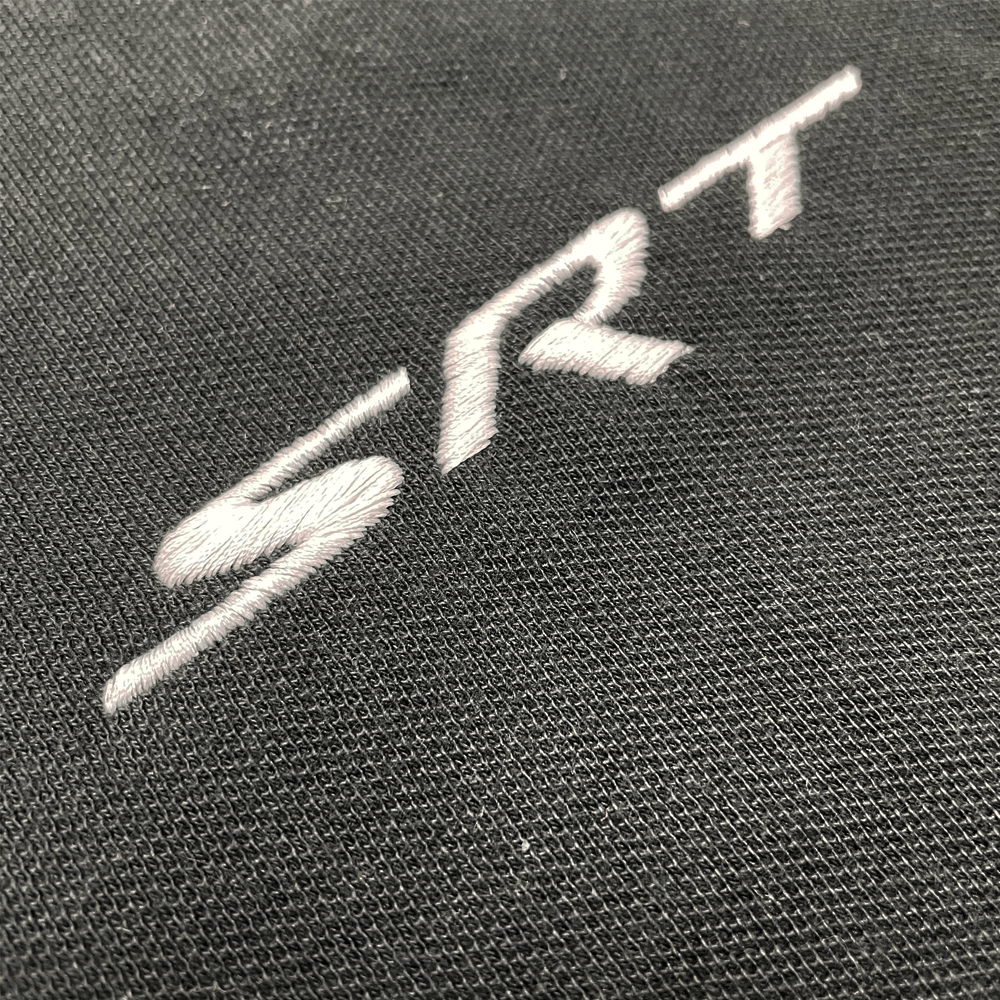 Mens Dodge SRT Polo Shirt - Black - Speedlogix