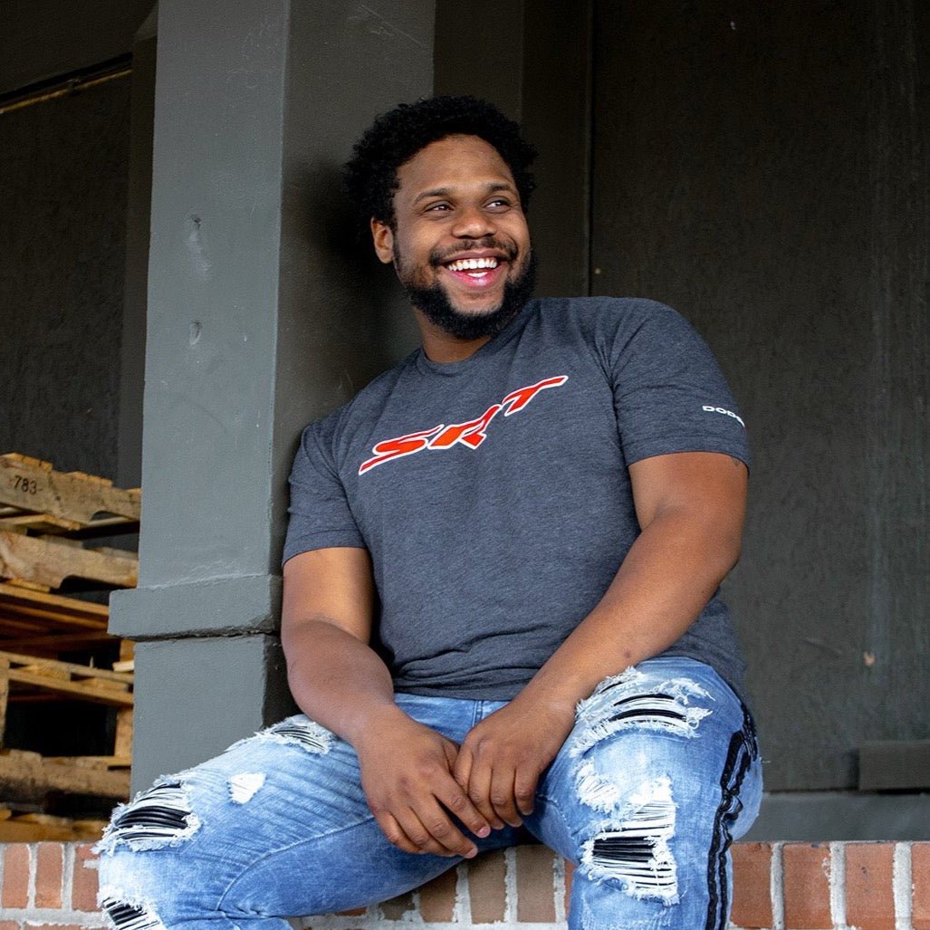 Mens Dodge SRT T-shirt (Heather Black) - Speedlogix