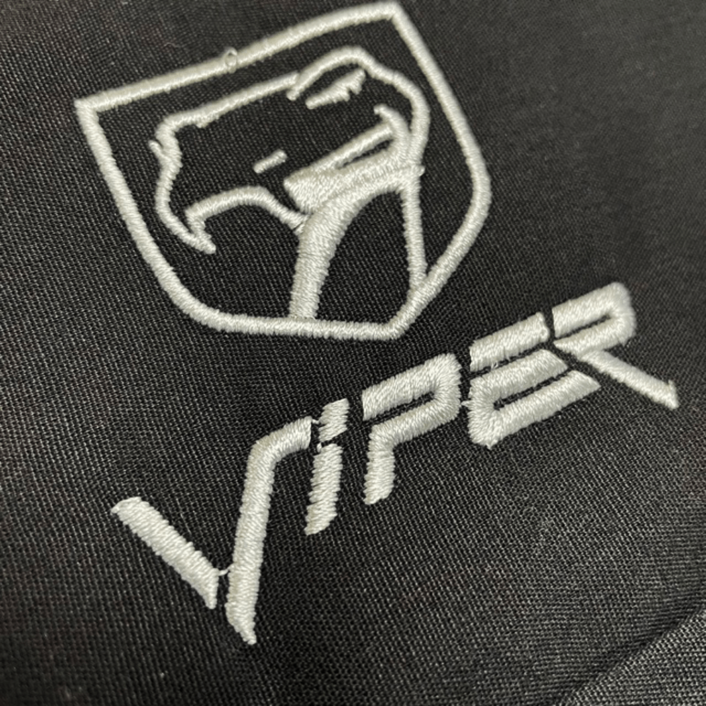 Mens Dodge SRT Viper Sneaky Pete Mechanic Shirt - Black - Speedlogix