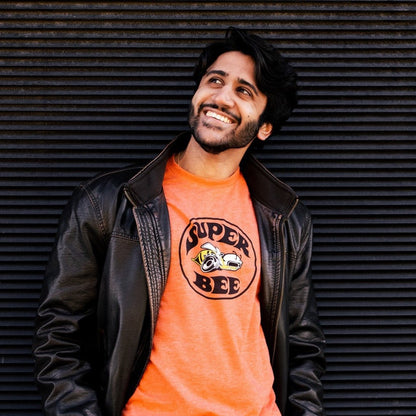 Mens Dodge Super Bee T-shirt (Heather Orange) - Speedlogix