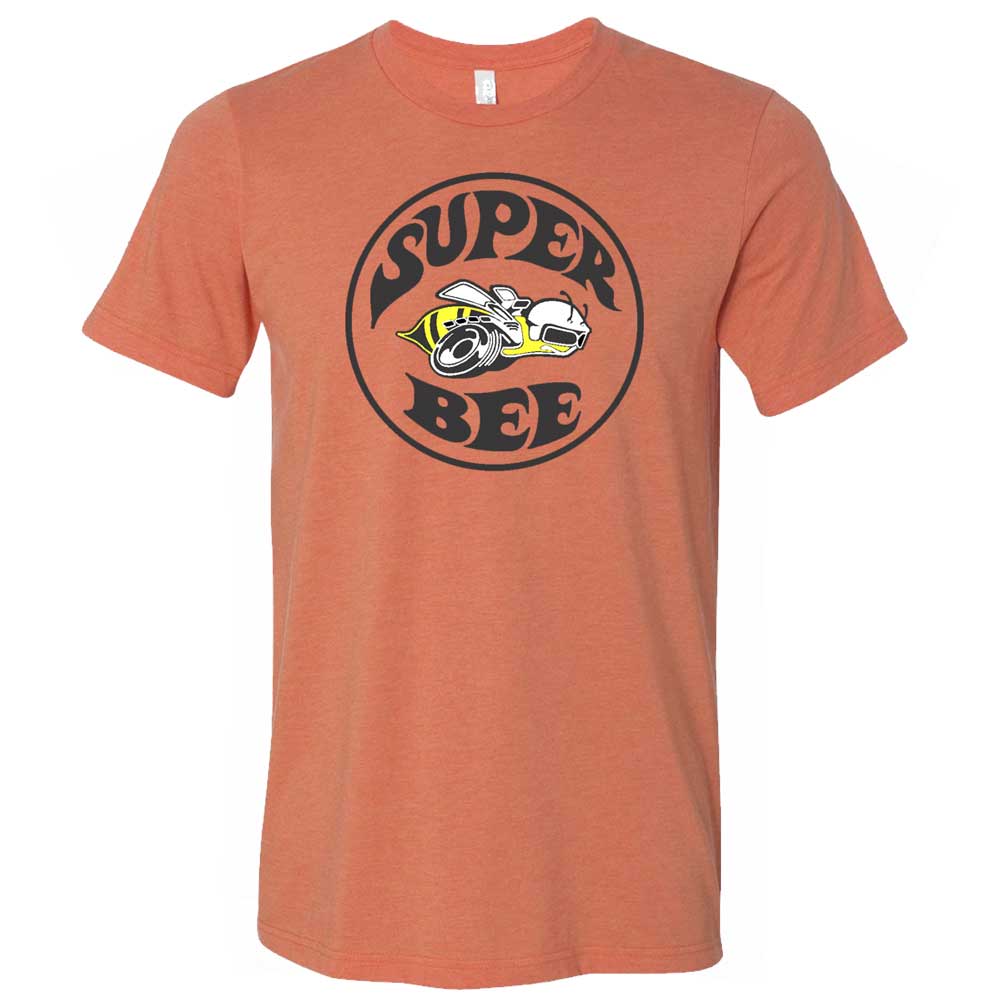 Mens Dodge Super Bee T-shirt (Heather Orange) - Speedlogix