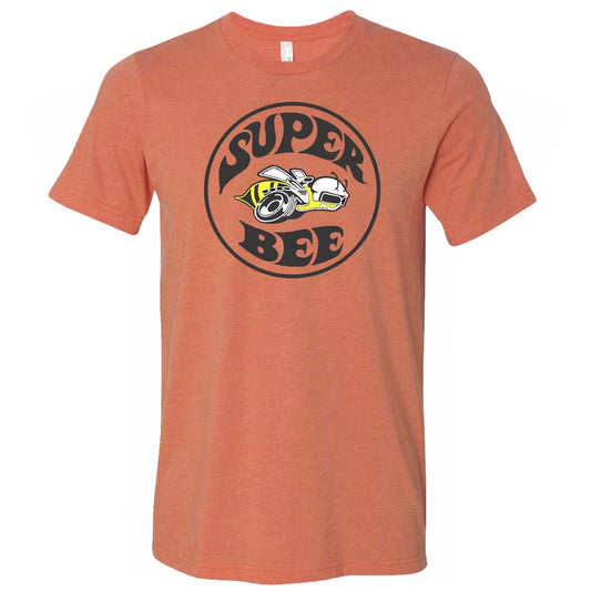 Mens Dodge Super Bee T-shirt (Heather Orange) - Speedlogix